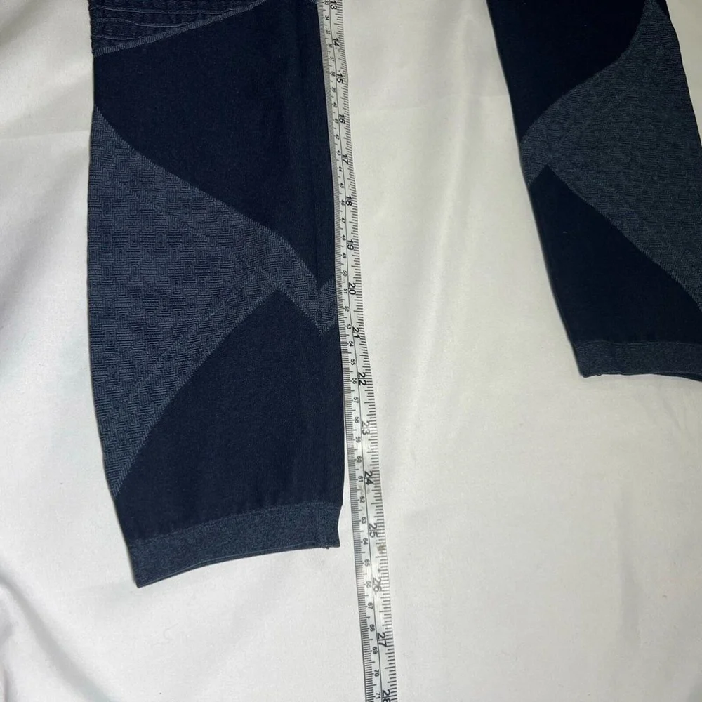 Spanx Women's Look At Me Now Seamless Moto Leggings Indigo Sky Sz L